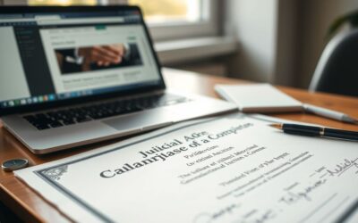 Como validar seu certificado após um curso de leilão judicial