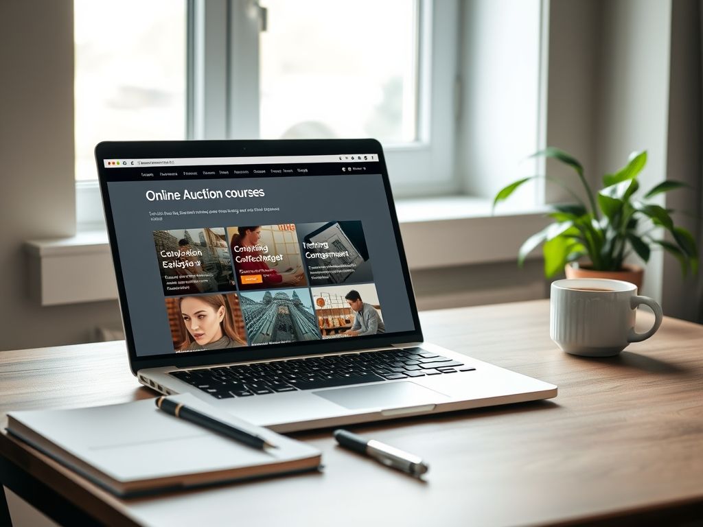 Onde encontrar cursos confiáveis de leilão online
