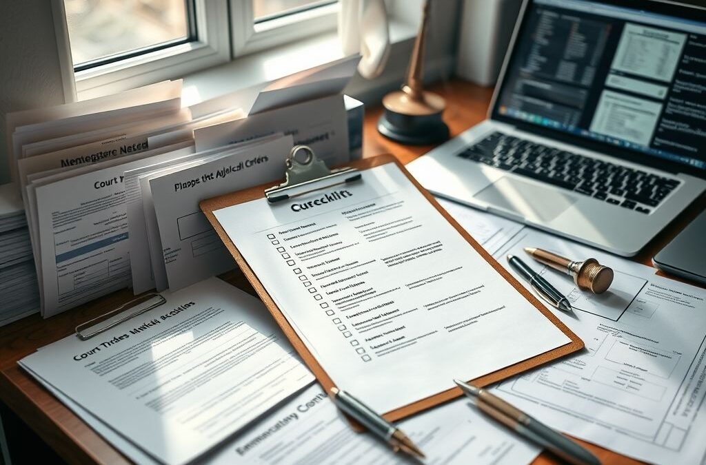 Checklist de documentos para participar de leilão judicial: O guia completo